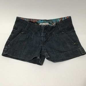 Boom Boom Womens Pleated Jean Shorts Girls Size‎ 1